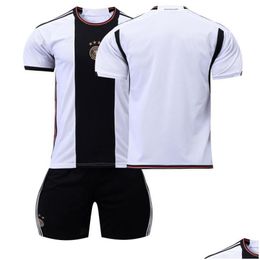 Jerseys 23 Allemagne Home Jersey No. 13 Mler 19 Sane 7 Haverz 8 Kroos Costume de football Set Drop Livraison Bébé Enfants Vêtements de maternité Enfant Otcms