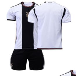 Jerseys 23 Allemagne Home Jersey No. 13 Mler 19 Sane 7 Haverz 8 Kroos Costume de football Set Drop Livraison Bébé Enfants Vêtements de maternité Enfant Otzmp