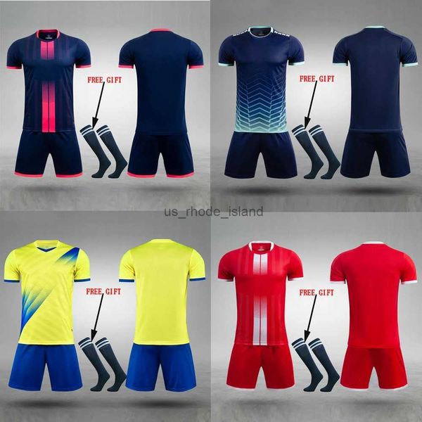 Jerseys Adult Kids Football Jersey Men Boy Personnalisez les uniformes de foot