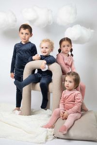 Jerseys AS babymeisje velours set kinderpyjama met rekbaar 230906