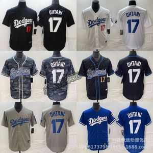 Jerseys kleding Dodgers Jersey 17 ohtani geborduurde Japanse team fan elite transfer