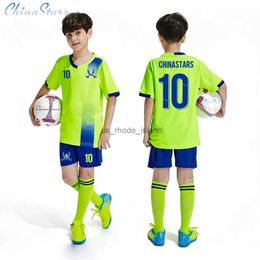 Jerseys gratis sokken tiener voetbalshirt sets voetbaluniformen voetbal joursey sport set aangepaste kinderen voetbal shirt sportkleding kits