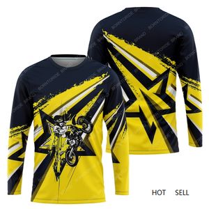 Jerseys Motocross MX Fiets Fietsen T-shirt Mannen Zomer Team Camiseta Lange Mouw Downhill Kleding Bornoride