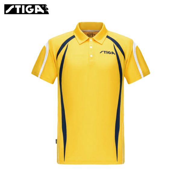 Jerseys Nuevas llegadas de la mesa Stiga Table ropa Sportswear Sports Sports Dry Sleved Modved Men Ping Ping Pong Badminton Sport Jerseysca35122