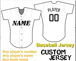 Jerseys Jersey profesional, bordado, número personalizado y nombre de todos los colores, camiseta de béisbol juvenil para mujeres