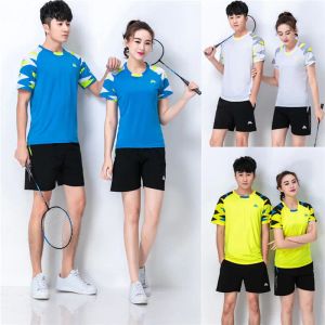 Jerseys Tennis Shirts Kit Femmes / hommes, vêtements de chemise de badminton, maillots de tennis de table, entraînement de sports à sec rapide Shirts 6905