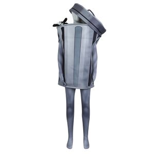 Jesais Halloween Trash Can Doll Costume Costume Mens Mens Womens Dress Up Party 3D Simulation Rôle cosplay Costumes Différentes tailles