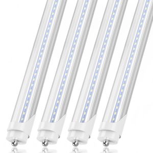 JESLED T8 8FT Tubes LED 5000K 6000k couvercles givrés FA8 Tube LED lumières couvercle Transparent simple rangée 16 paquets