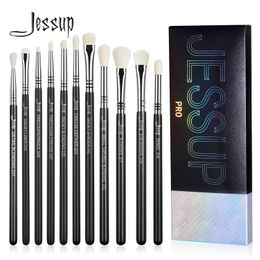 Jessup yeux pinceaux ensemble fard à paupières maquillage brosse Premium synthétique mélange Shader pli T340240102