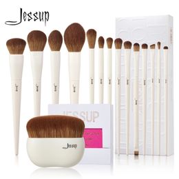 Jessup Makeup Brushes 1014pc Brush Set Synthetic Foundation Powder Contour Calyshadow Louleur Mélange Highlight T329 240403