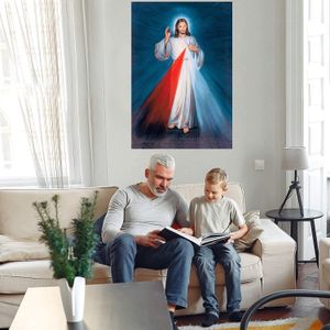 Jezus Christ Portret Grote olieverfschilderij op canvas home decor handgeschilderde HD print Wall Art Picture Personalisering is acceptabel 21070305