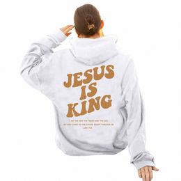 Jesus Loves You Oversized Grafische Hoodie Vrouwen Hip Hop Vintage Hoody Trui Tops Voor Vrouwen Trendy Esthetische Top Y0Gb #