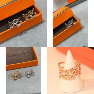 Bijoux Designer enchevêtrer la marque pour femmes Yakkin Gold Placing Wedding Engagement Gift with Box Quality Original