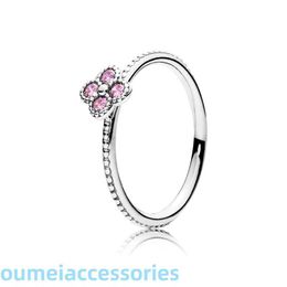 sieraden Ontwerper Pandoraring Dora's Band Ringen liefjes Roze Oosterse Bloem Dames S925 Sterling Zilveren Ring