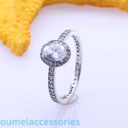 sieraden Ontwerper Pandoraring Dora's Band Ringen liefjes S925 zilver nostalgisch elegant ovaal licht extravagant duif eierring Valentijnsdag Cadeau Meisje