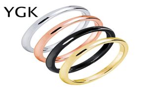 Sieraden 2 mm breedte mode wolfraam ringen vrouwelijke charmes ring trouwband ring voor vrouwenliefhebbers feest4301503