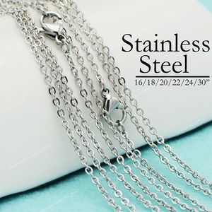 50 Pièces Collier en Acier Inoxydable pour Femmes Hommes Ne Termine Pas de Couleur Or Collier de Chaîne en Acier Inoxydable pour la Fabrication de Bijoux Bijoux de ModeCollier Bijoux