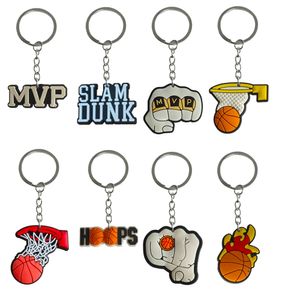 Jewelry Basketball 27 Keychain Keychains cool pour sac à dos Femme Femme Pendante Accessoires Sacs Courte