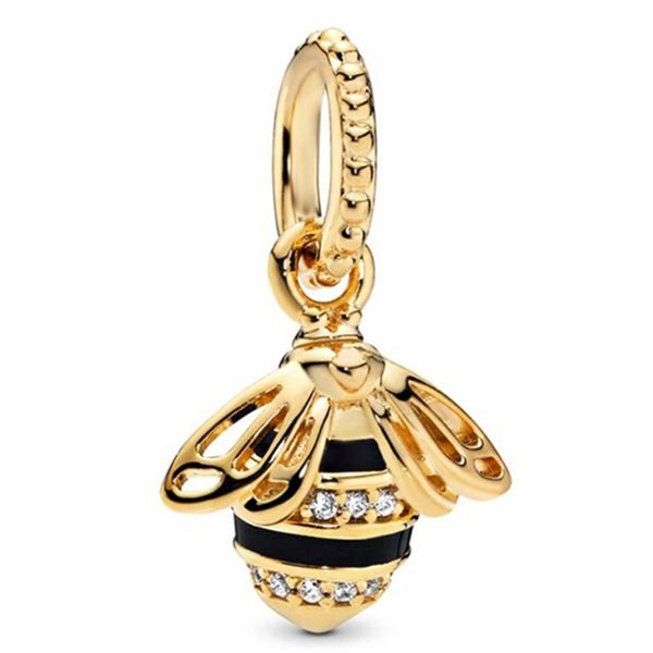 Joyería con cuentas encanto chapado en oro amor campana colgante nueva pulsera bricolaje collares accesorios boutique diseñador componentes de joyería al por mayor