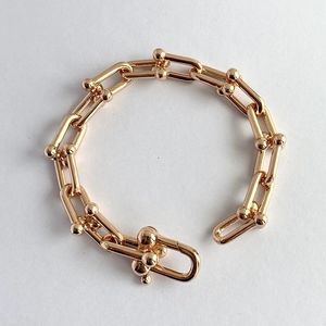 boîte à bijoux bracelet chaîne polyvalente bracelets U lettre géométrie chaîne alphabet bracelet cadeaux exquis pour bracelet de fête ensemble cadeau