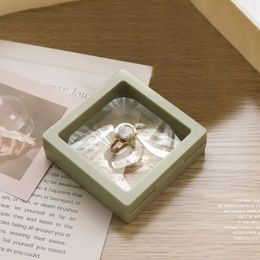 Boîtes à bijoux 10 pièces accessoires emballage affichage ustensiles boîte de rangement PE Film Suspension collier Transparent 231019