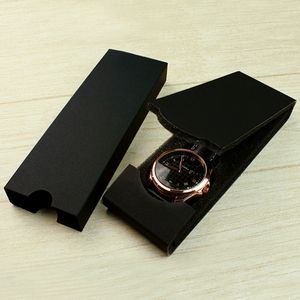 Boîtes à bijoux 20 pièces boîte-cadeau de montre pliante de Style Simple prise d'usine légère pour montres emballage vendeur 230628