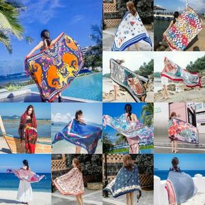 Boîtes à bijoux 90x180 cm épaissison coton coton paeo plage couverture de plage femme grande robe de plage bikini de bain de bain de bain de bain sarong écharpe sarong