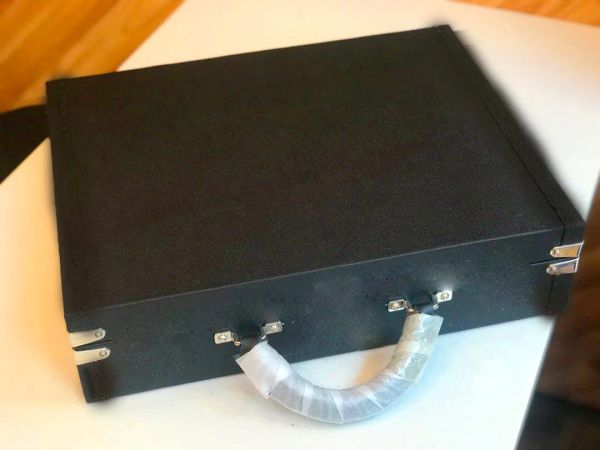 Cajas de joyería pueden caja personalizada Diseñador Metal Llevar Equipaje Maletín rodante Maleta de viaje Bolsa de cuero para computadora portátil Maleta para computadora Shou