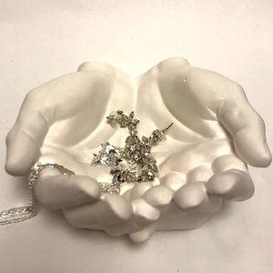 Boîtes à bijoux Moules en Silicone à Double mains pour bricolage fait à la main Uv époxy plâtre béton boîte de rangement de bijoux créatif planteur moule décor à la maison 231011