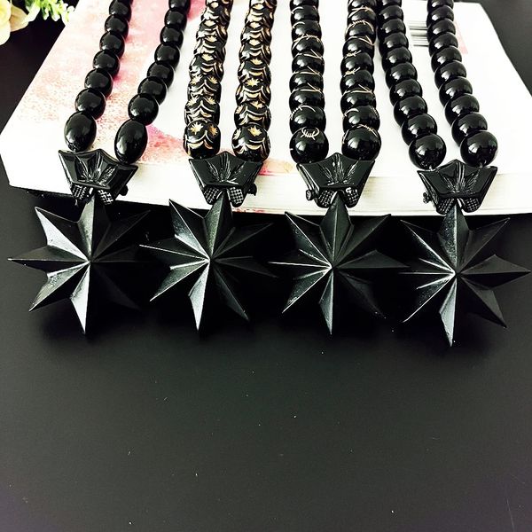 Boîtes à bijoux GS50 résine décoration octagramme bricolage croyance religieuse 3D tridimensionnel perforé voiture pendentifs collier accessoires ornement 231110