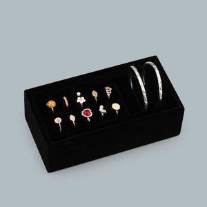 Boîtes à bijoux Vente chaude Bagues Plateau 3 Couleurs Options Joli porte-bracelets mignon Stockage intelligent en velours haut L221021