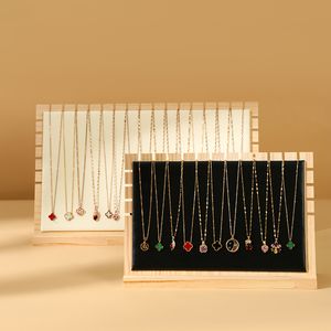 Sieradendozen Groot massief houten kettingrek sieradenarmbandcollectie truikettingopstelling kraampjes 230920