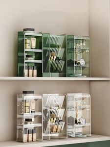 Schmuckschatullen, Make-up-Regal, Badezimmer-Organizer und Aufbewahrung, transparenter Make-up-Organizer, Schrank-Organizer, vertikale Aufbewahrungsbox, Schmuck-Ausstellungsständer 231011