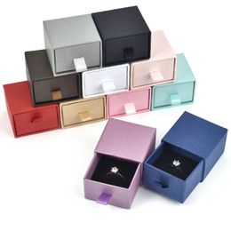Juwelendozen Vierkante doos Lade Verpakking Papier Oorbellen Ketting Ringpakket Opbergdoos Display Geschenk 231118