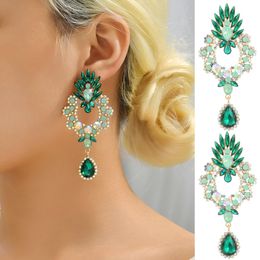 Boîtes à bijoux en forme de larme, décor brillant, boucles d'oreilles originales pour femmes, tendance, luxe, qualité, pendentif à breloque, accessoires de bijoux 231019