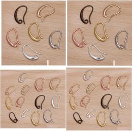 Sieraden Sluitingen Haken 100X Diy Maken 925 Sterling Sier Bevindingen Haak Oorbel Pinch Bail Ear Draden Voor Kristallen Stenen Kralen Thvxd 9Qxkf Dhye2