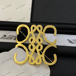 Jewelry Designers Brooch Pins Women Men Gold silver Letter Luxury brooches pin for Mens Womens Texture Party Engagement with box 239264PE-3
