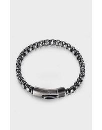 Bijoux Fashion personnalité Bracelet en acier Men039S Tendance de personnalité simple Bracelet d'esclaves en acier inoxydable Hip Hop Braceletes8341507