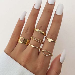 Bijoux Fashion Placing Butterfly Set Combination Celebrity Street Shooting Polyway Joint Ring Femme