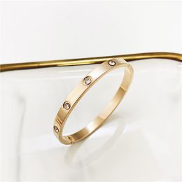 Sieraden voor mannen en designer armband Vrouwen zijn dol op bangle nagel goud manchet schroef armbanden schroevendraaier armbanden roestvrij staal