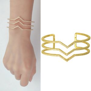 Bijoux pour femmes zircone élégant cristal bracelet bracelets mode mariage anniversaire fille luxe africain dubaï acier inoxydable amour sans fin infini chaîne à la main