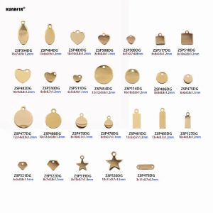 Bijoux bon polissage doré couleur personnalisée de gravure laser étiquettes de logo tstainless en acier étiquettes de bijoux