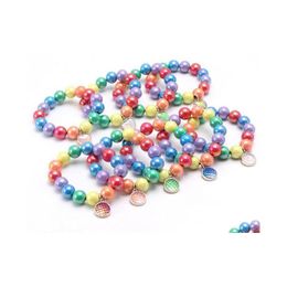 Sieraden Ins 12 Stijlen Kinderarmband Colorf Kralen Zeemeermin Hart Cirkel Bedels Schattig Ontwerp Prinses Voor Meisje Drop Delivery Baby Moeder Dh9Je