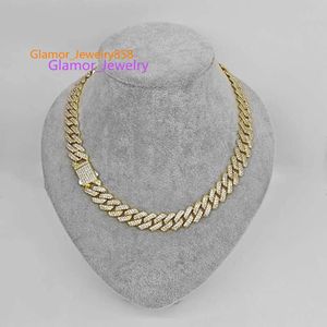 Sieraden Link Sier Hanger Mens Sterling Ketting Cubaanse Jewlery Chain Custom Designer Moissanite voor roestvrijstalen vrouwenfeest