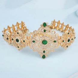 Bijoux marocain ceinture algérique ceinture de luxe pour femmes creux motif floral creux dames mariage bijoux de taille décorative chaîne en gros amende