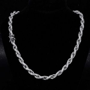 sieraden ketting kettingen voor mannenketen 8mm moissanie bracele vrouwen sier Cubaanse link kettingpas diamant euser gra vvs moissanie cuban ketting personaliseren