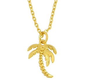 Colliers de bijoux pendentifs menottes Butterfly Lightning Coconut Tree Collier Zirconi les bijoux cubiques Crystal CZ Fashion Charm SJ54