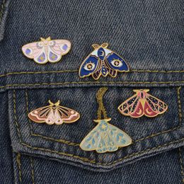 Broche créative en forme d'insecte, bijoux, nouvelle meilleure vente, goutte d'huile, en forme de papillon, Badge de peinture de cuisson