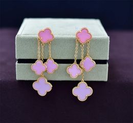 Bijoux Nouveaux bijoux de créateur Boucles d'oreilles Or et Argent Collier de fleurs vertes Bagues Boîte pour femmes