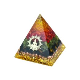 Bijoux nouveau Original 7 Chakras cristal naturel Citrine énergie Orgon pyramide ornements péridot oeil de tigre Yoga guérison cristal artisanat